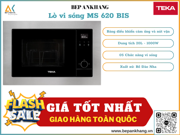 Lò vi sóng âm tủ Teka MS 620 BIS - Xuất xứ Bồ Đào Nha 